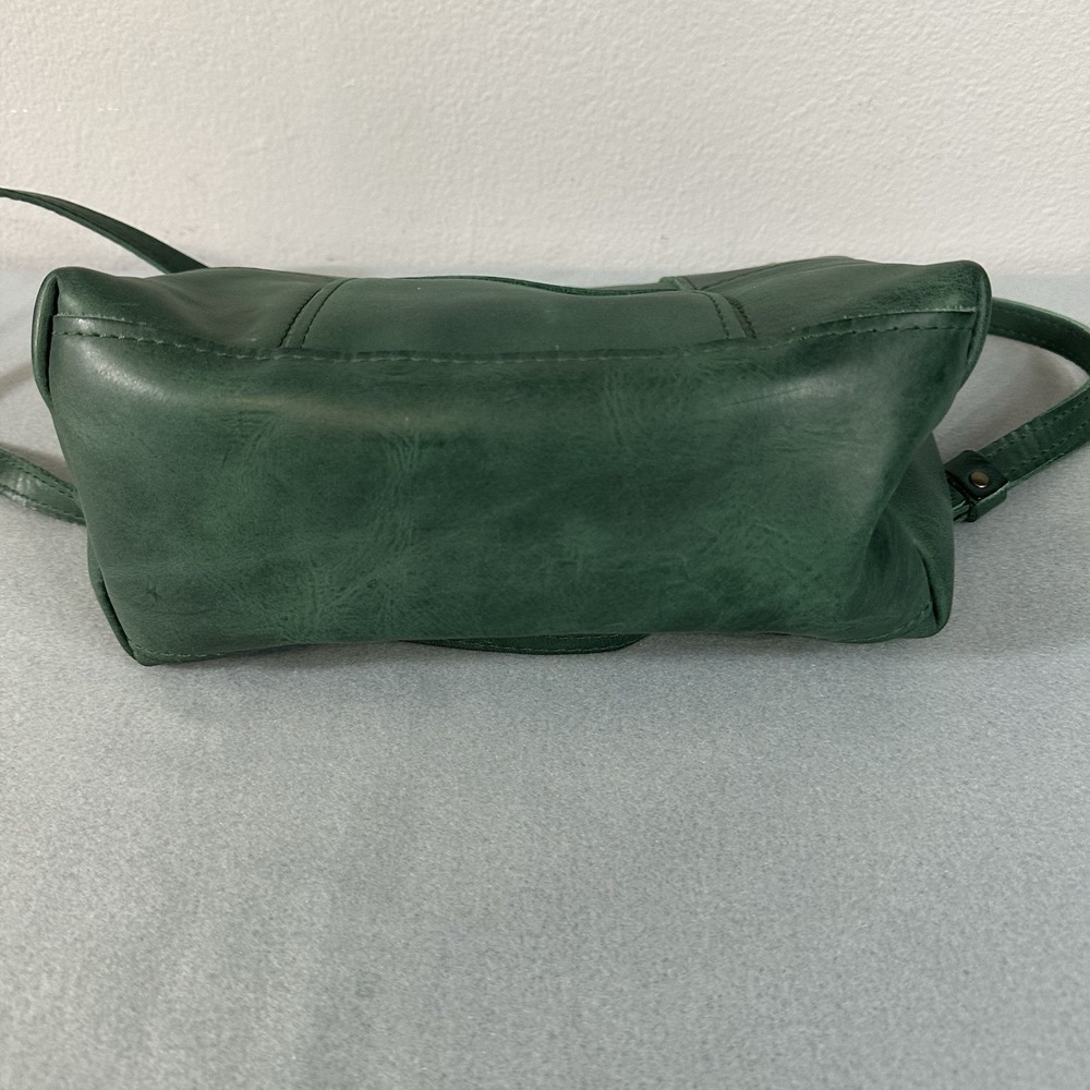 Portland Leather Goods Crossbody Bag Charlotte Green - Picture 3 of 11